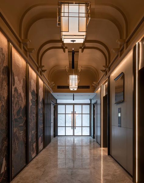 Hotel Porte Cochere, Long Corridor Design, Diy Home Decor Fall, Lift Lobby Design, Elevator Lobby Design, Lobby Designs, Tattoo Garden, Lift Lobby, Home Nails