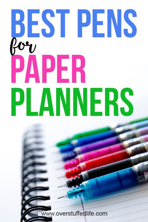 Best Journaling Pens, Pens For Journaling, Paper Planner Ideas, Best Pens For Writing, Journaling Pens, Journal Pens, Best Pen, Diy Planner Notebook, Space Pen