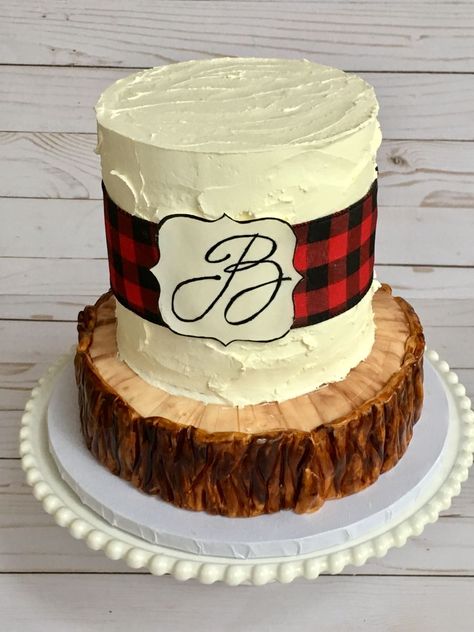 Buffalo Plaid Cake, Buffalo Plaid Wedding, Buffalo Plaid Party, Plaid Cake, Lumberjack Cake, Plaid Baby Shower, Lumberjack Birthday Party, Plaid Wedding, Lumberjack Baby Shower