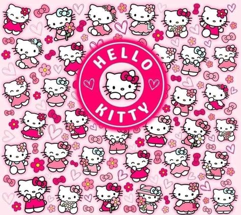 Hello Kitty Tumbler, Pink Wallpaper Hello Kitty, Jelly Wallpaper, Sublimation Ideas Projects Inspiration, Kitty Images, Custom Tumbler Cups, Kids Tumbler, Custom Cups, Kitty Wallpaper