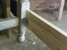 How to make side rails for a bed Bed Cornice, Bed Side Rails, Diy Bed Frame, Antique Beds, Building Furniture, Diy Headboards, Bed Rails, Flipping Furniture, Redo Furniture