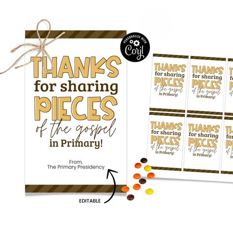 Lds Primary Teacher Training Invitation, Lds Primary Teacher Appreciation Gifts Free Printables, Lds Teacher Appreciation Primary, Primary Teacher Birthday Gift Ideas, Primary Teacher Gifts Lds, Primary Teacher Thank You Gifts, Primary Teacher Thank You, Primary Teacher Birthday Gifts, Lds Primary Teacher Appreciation Gifts