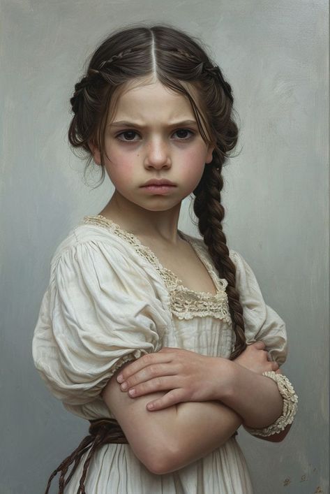 Beautiful Portrait Photography, William Adolphe Bouguereau Paintings, Child Face Reference, Pictures Of People To Draw, Adolphe Bouguereau, William Adolphe, Child Portraits, Handmade Portrait, Rare Features