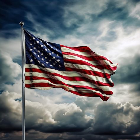 Download this Premium Photo about American flag USA, and discover more than 60 Million Professional Stock Photos on Freepik Picture Of American Flag, American Flag Images, Flag Pictures, American Flag Pictures, America Flag Wallpaper, American Flag Photos, English Flag, American Flag Art, Usa Pictures