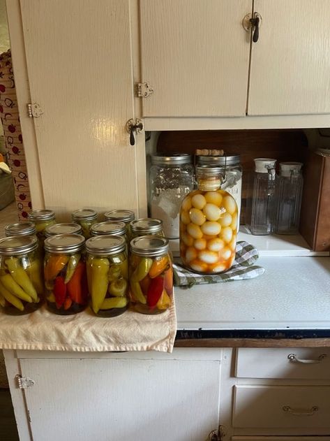 Home Canning Aesthetic, Crunchy Mom Aesthetic House, Living On A Farm Aesthetic, Homestead Astethic, Living Off The Land Aesthetic, Home Making Aesthetic, Canning Aesthetic, Off Grid Living Aesthetic, Country Living Aesthetic