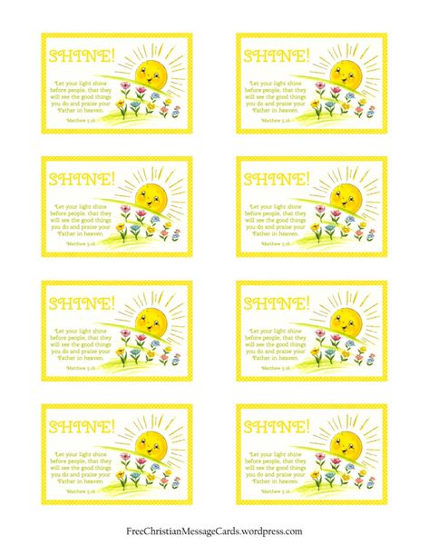 Scripture Crafts, Church Volunteers, Children Ministry, Printable Postcards, Light Party, Christian Crafts, Message Cards, Encourage Others, Christian Messages