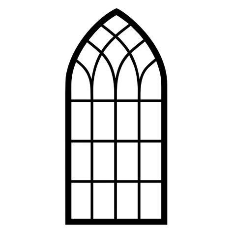 Window Frame Silhouette 2 | Free SVG Gothic Window Silhouette, Window Template, Silhouette Printables, Window Clipart, Window Silhouette, Castle Window, Gothic Window, Frame Silhouette, Diy Stained Glass Window