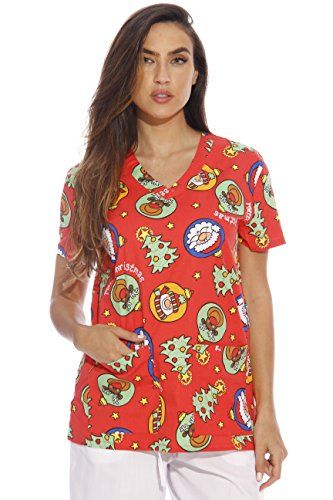 217V12M Dreamcrest Womens Scrub Tops  Holiday Scrubs  Nursing Scrubs ** Read more reviews of the product by visiting the link on the image. (This is an affiliate link) #christmaswomensfashion Holiday Scrubs Nursing, Holiday Scrubs, Scrubs For Women, Scrubs Nursing Uniforms, Nursing Scrubs, Doctors Office, Womens Scrub Tops, Scrubs Uniform, Dresses Australia