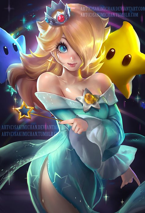 Harmonie Mario, Sakimichan Art, Mario Fan Art, Nintendo Princess, Super Mario Galaxy, Super Mario Art, Nintendo Art, Super Mario Brothers, Mario Art