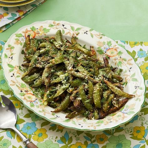 Snap Peas Recipe, Healthy Easter Recipes, Pasta Primavera Recipe, Easter Side Dishes, Healthy Easter, Green Salad Recipes, Best Pasta Salad, Mint Recipes, Pea Recipes