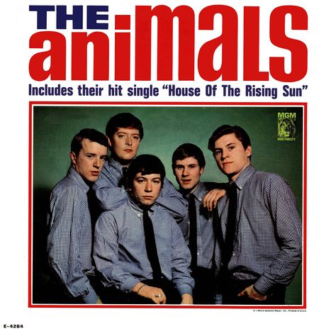 https://flic.kr/p/DfffTi | The Animals - The Animals (US) The Animals Band, Eric Burdon, Rock Album Covers, Classic Album Covers, House Of The Rising Sun, 1960s Music, 60s Music, Lp Cover, The Rising Sun