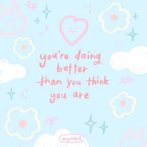 Pastel Blue Quotes, Sweet Quotes Inspirational, Unmotivated Quote, Cute Motivation, Positive Quote Poster, Quotes Icons, Cute Motivational Quotes, Quotes Cute, Small Quotes