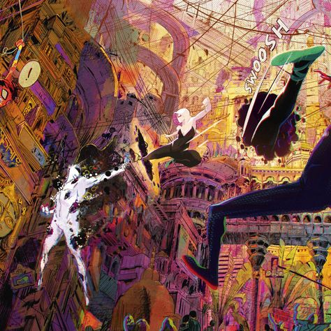 How the Spider-Man: Across the Spider-Verse team went about changing the game… again Spiderman Across The Spider Verse The Spot, Across The Spider Verse Aesthetic, Spider Man Across The Spider Verse Art, Spider Society, Spiderverse Art, Spider Verse Art, Spider Man Atsv, Spider Man Across The Spiderverse, Spiderman Atsv