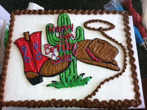 Western Birthday Cakes Western Buttercream Sheet Cakes Little Cowboy Sheet Cake Cakes - davemelillo.com Cowboy Sheet Cake, Western Theme Cakes, Cowgirl Birthday Cakes, Western Birthday Cakes, Birthday Sheet Cake, Cowboy Birthday Cakes, Wedding Shower Cake, Cupcakes Flores, Cowboy Cakes