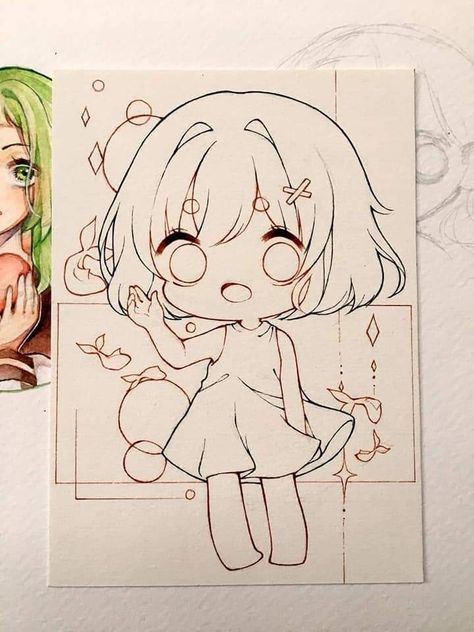 Chibi Girl Drawings, Chibi Sketch, Girl Character, Chibi Anime Kawaii, Chibi Girl, Cute Anime Chibi, Cute Kawaii Drawings, Chibi Drawings, Anime Drawings Tutorials