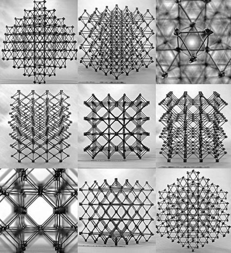 How to Construct Large Structures Out of Small Ones Sp Studio, Lattice Structure, Genius Loci, Parametric Architecture, Parametric Design, 3d Modelle, Structure Architecture, Big Things, Architecture Model