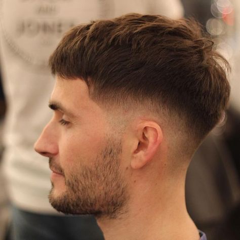 Grunge Pics, Undercut With Beard, Mid Fade Haircut, Mens Haircuts Short Hair, Crop Haircut, Trendy Mens Haircuts, Hair Replacement Systems, Men Hairstyle, Crop Hair