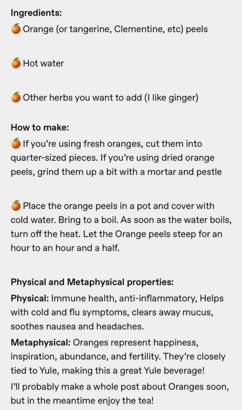 Orange Peel Magical Properties, Dried Orange Peel, Water Boiling, Kitchen Witchery, Magic Herbs, Herb Tea, Immune Health, Herbal Magic, Orange Peel