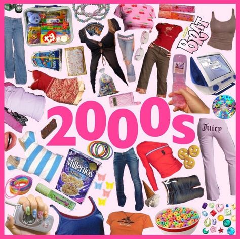 Pngs Aesthetic, 2000's Aesthetic, Tropical 2000s, Vintage Moodboard, Low Waisted Pants, 2000s Party, Kawaii Clothes Goth, Vintage Ootd, 2000s Fashion Trends