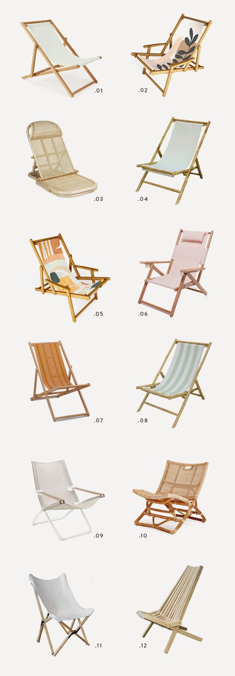 Fold Up Chairs, Picnic Chairs, Beach Lounge Chair, Rose House, Beach Furniture, Folding Lounge Chair, Folding Beach Chair, Outdoor Folding Chairs, Chris Loves Julia