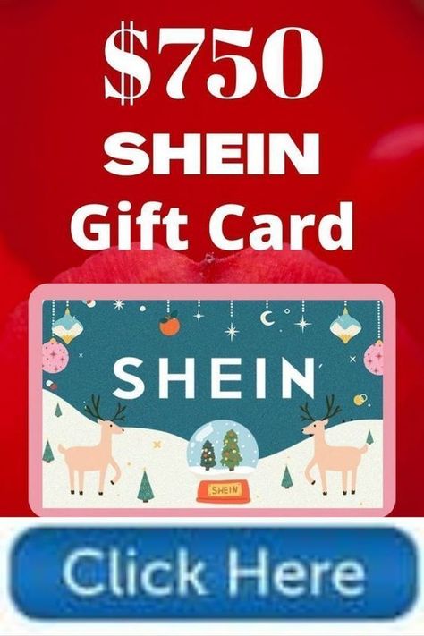 #SheinGiftCard #FashionGiveaway #giftcard #giftideas #gifts #giveway #free #shein #giftideas #giftcardgiveaway #giftcardsavailable #clothing #clothes #fashion #sheinofficial #sheinhaul #sheinoutfits #free #freegiftcard #freegiveaway Shein Gift Card Code, Free Shein, 750 Shein Gift Card, Shein Gift Card, Best Gift Cards, Google Play Gift Card, Walmart Gift Cards, Paypal Gift Card, Shein Outfits