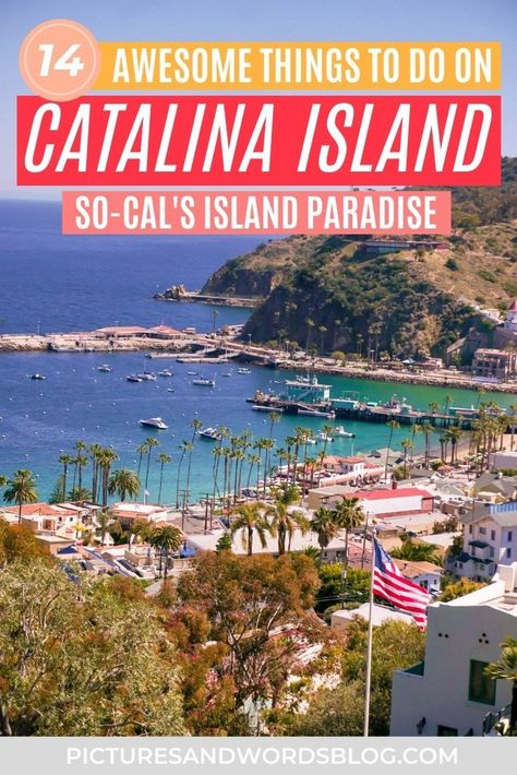 Catalina Island Day Trip, Day Trips From Los Angeles, Weekend Getaway Ideas California, Los Angeles Day Trips, California Weekend Getaways, Catalina California, Descanso Beach Club, Weekend Getaway California, Catalina Island California