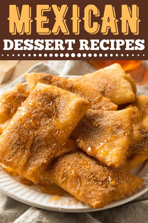 Looking for the perfect Mexican dessert? From churros to pineapple empanadas, here are some of our favorite desserts from Mexico. Mexican Dessert Recipes Authentic, Pineapple Empanadas, Mexican Dessert Recipes Easy, Dessert Recipes For A Crowd, Traditional Mexican Desserts, Homemade Horchata, Recipes For A Crowd, Mexican Desserts, Mexican Sweet Breads