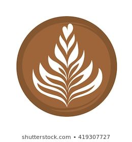 Latte Art Tattoo, Coffee Symbol, Logo Design Coffee, Aluminum Foil Art, Coffee Latte Art, Cafe Branding, Coffee Shop Bar, Coffee Shop Logo, Coffee Painting