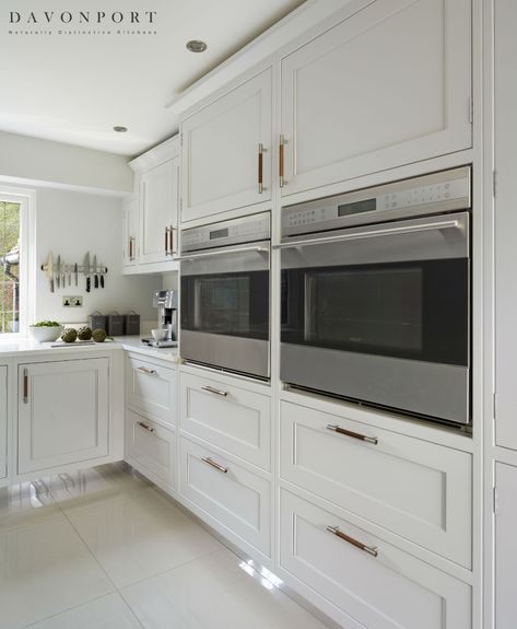 two oven kitchen - Google Search Oven Housing Ideas, Wall Ovens Ideas Layout Open Kitchens, 2 Ovens In Kitchen, Side By Side Wall Ovens, Eye Level Oven Ideas, Double Ovens In Kitchen Layout, Wall Ovens Ideas Layout, Side By Side Ovens, Double Oven Kitchen Layout