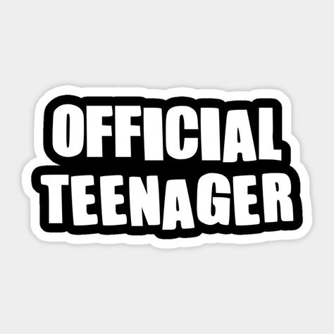 Witty Instagram Captions, Teen Quotes, Birthday Stickers, 13th Birthday, Roller Skate, Instagram Captions, The North Face Logo, Retail Logos, Sticker Design