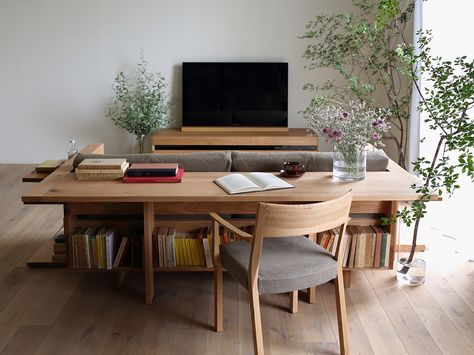 Living Room Office Combo, Home Office Table, Industrial Home, Deco Studio, Couch Design, Kitchen Gallery, Home Office Design, Modern Industrial, Country Living