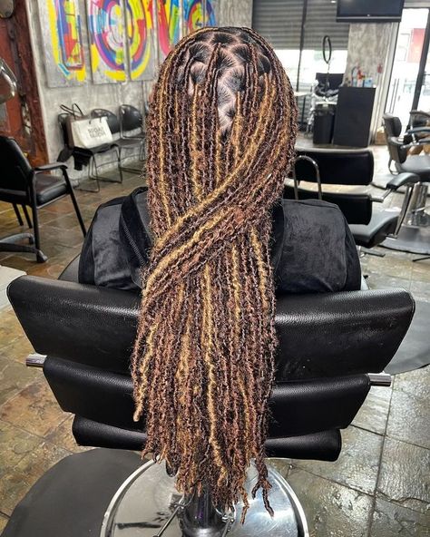 Butterfly Loca, Locs Colors, Human Hair Dread Extensions, Twists Locs, Soft Locs, Lil Girl Hairstyles, Big Box Braids Hairstyles, Colored Braids, Goddess Braids Hairstyles