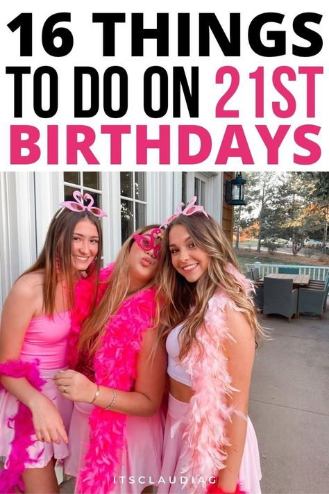 My friends and I tried these 21st birthday ideas and we had so much fun! These ideas are so good and we loved all the 21st birthday decorations. 21st Bday Party Decorations, What To Do For 22nd Birthday, Daughters 21st Birthday Ideas, Daughter 21st Birthday Ideas, 21st Birthday Post, 21st Birthday Activities, 21sr Birthday Ideas, 21st Birthday Ideas Decorations, 21 Birthday Ideas