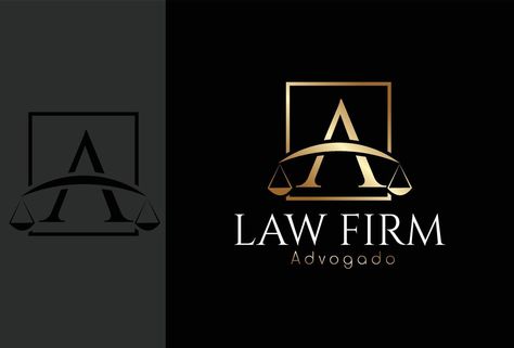 Logo Advogado, advocacy based on the initial letter A Advocate Symbol, Advocate Logo, Attorney Business Cards, Letter A, Initial Letter, Initial Letters, Business Card, Vector Art, Business Cards