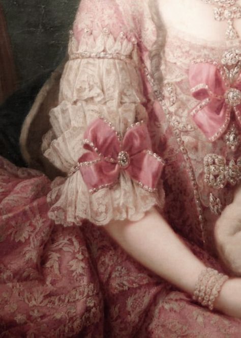 Marie Christine de Habsbourg Lorraine (detail) circa 1765. Meister der Erzherzoginnenportraits Rococo Art, Rococo Fashion, Century Dress, 18th Century Fashion, Rococo Style, Historical Costume, Classical Art, Historical Dresses, Marie Antoinette