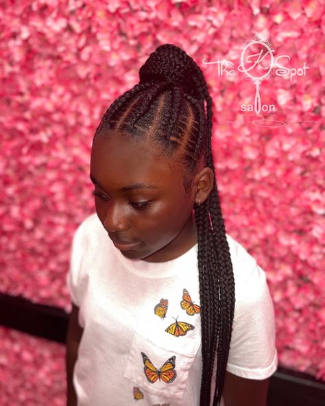 Braided Ponytail Kids, Kids Braided Ponytail, Ponytail Braided, Back To School Inspiration, Kid Styles, Twist Braid, Natural Hairstyles For Kids, Twist Braid Hairstyles, Kids Hair Cuts