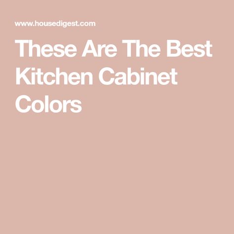 These Are The Best Kitchen Cabinet Colors Coral Kitchen Cabinets, Coral Cabinets, Best Kitchen Cabinet Colors, Coral Kitchen, Yellow Cabinets, Best Kitchen Cabinets, Blue Kitchen Cabinets, Pork Dinner, Black Kitchen Cabinets