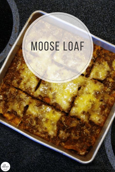 Ground Moose Meat Recipes, Clean Eating Pasta, Moose Recipes, Moose Meat, Beef Meatloaf, Moose Meat Recipes, Cheap Clean Eating, Ground Meat Recipes, Game Recipes