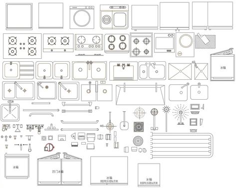 Detailed Kitchen Furniture Design CAD Block DWG File - Cadbull Detailed Kitchen, Cad Blocks Free, Kitchen Icon, Cad Designer, Autocad Blocks, Drawing Block, Block Island, Cad Blocks, Autocad Drawing