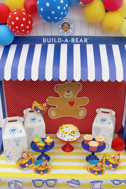 Build A Bear Birthday Party Ideas, Bear In The Big Blue House Birthday Party, Build A Bear Party Ideas, Build A Bear Themed Birthday Party, Build A Bear Birthday Party Diy, Build A Bear Birthday Party At Home, At Home Build A Bear Party, Build A Bear Party At Home, Build A Bear Birthday Party