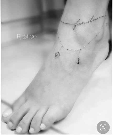 Anklet Tattoos For Women, Anklet Tattoo, Solar Diy, Wrist Bracelet Tattoo, Flooring Diy, Tattoo Diy, Ankle Bracelet Tattoo, Ankle Tattoo Designs, Tato Henna