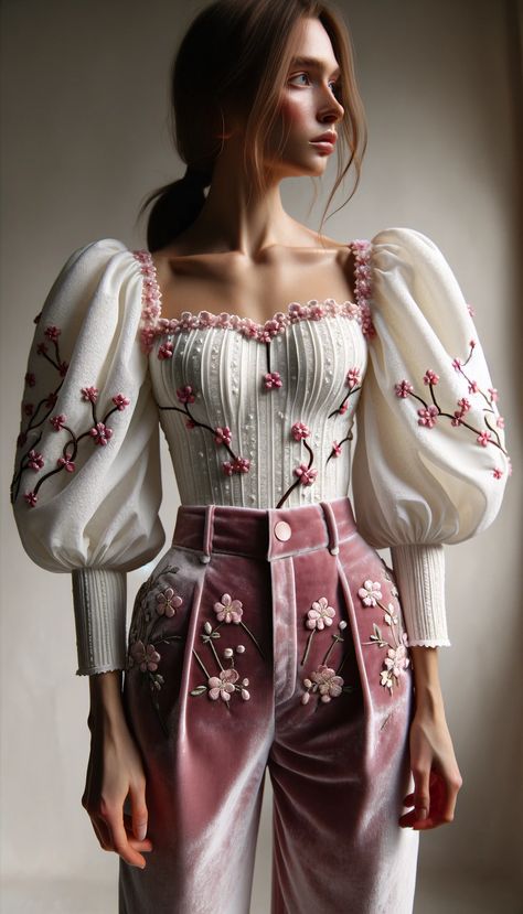 2720b950-ac1e-4b09-aa55-ff575dcd09c3-2 ‣ Sincere Whisper Gaun Koktail, Cherry Blossom Dress, Corset Fashion, Estilo Hippie, Fashion Sketches Dresses, Mode Casual, Edgy Outfits, Casual Style Outfits, Classy Dress