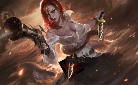 Miss Fortune Broken Build with Serrated Dirk. - Not A Gamer Champions League Of Legends, Miss Fortune, Pirate Art, League Of Legends Characters, Lol League Of Legends, Arte Fantasy, Mobile Legends, League Of Legends, Game Art