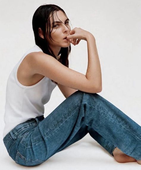 Denim Photoshoot, Denim Studio, Denim Editorial, Vittoria Ceretti, Alasdair Mclellan, High Cortisol, Look Jean, Magic Realism, Model Test