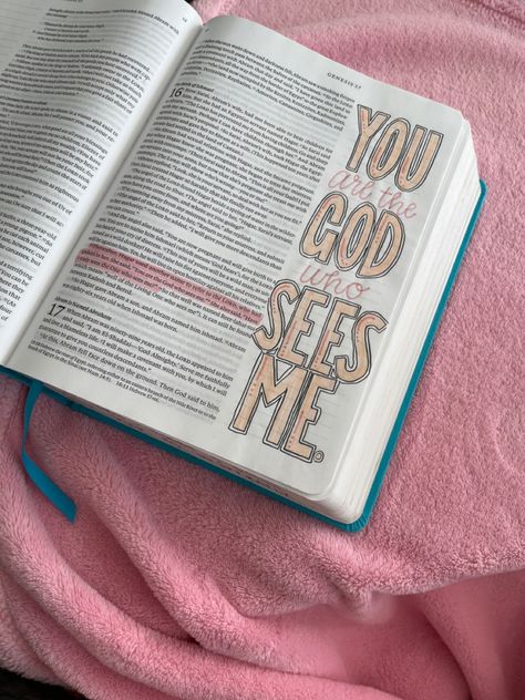 Simple marker word art of the verse Genesis 16:13 Bible Doodles Genesis, Book Of Genesis Bible Journaling, You Are The God Who Sees Me, Bible Art Genesis, Genesis 13 Bible Journaling, Genesis Bible Art, Genesis 2 Bible Journaling, Genesis Bible Verses, Genesis Bible Journaling Notes