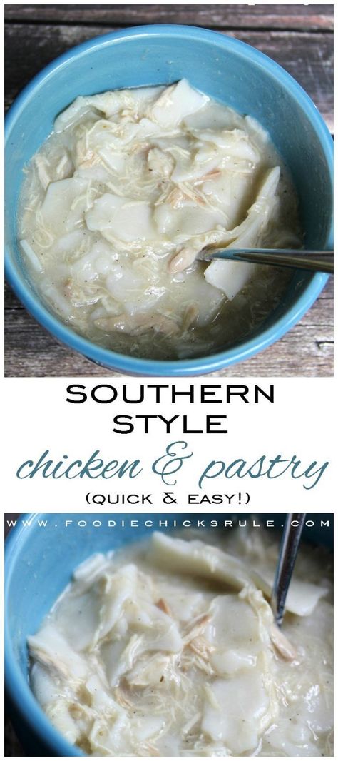 Chicken And Pastry With Annes, Chicken Pastry, Chicken And Pastry, Easy Pastry Recipes, Lost 30 Pounds, Southern Chicken, Southern Recipe, Pineapple Lemonade, Traditional Cooking