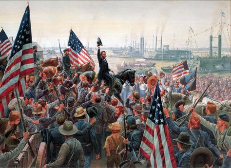 To Preserve the Union: 6 Advantages That Helped the North Win the Civil War Gettysburg Address, Union Army, Us History, Military Art, Abraham Lincoln, A Group, Palermo, American History, Mississippi