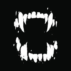 Teeth Drawing, Tooth Cartoon, Vampire Teeth, Bleach Art, Black And White Aesthetic, Phone Themes, Graphic Poster, Aesthetic Art, A Black