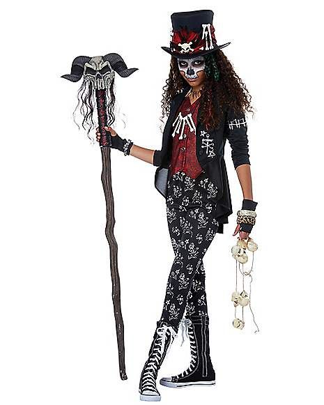 Kids Charming Voodoo Princess Costume - Spirithalloween.com Witch Doctor Costume, Voodoo Costume, Charmed Costumes, Coat Tails, Vampire Costumes, Doctor Costume, California Costumes, Hallowen Costume, Witch Doctor