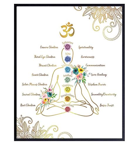 Amazon.com: Chakras Meditation Decor - Zen Buddhism Wall Art - Spa Decor, Bedroom, Living Room, Bathroom - Yoga Namaste Poster Print - Gold White Lotus Flower Mandala - Gift for Buddhist, New Age Women : Handmade Products Zen Office, Chakra Decor, Chakras Meditation, Lotus Flower Mandala, White Lotus Flower, Yoga Namaste, Meditation Room Decor, Meditation Decor, Meditation Pillow